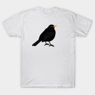 Blackbird Bird Watching Birding Ornithologist Gift T-Shirt